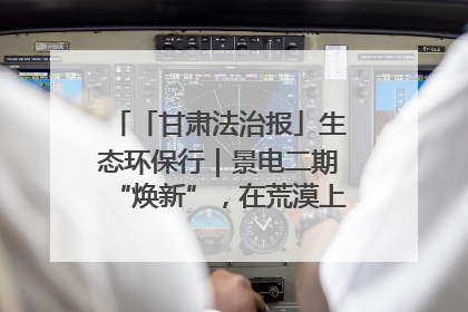 「甘肃法治报」生态环保行｜景电二期“焕新”，在荒漠上筑起一道绿色长城