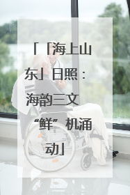 「海上山东」日照：海韵三文 “鲜”机涌动