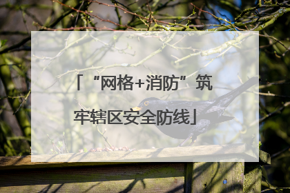 “网格+消防”筑牢辖区安全防线