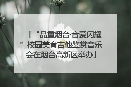 “品重烟台·音爱闪耀”校园美育吉他鉴赏音乐会在烟台高新区举办