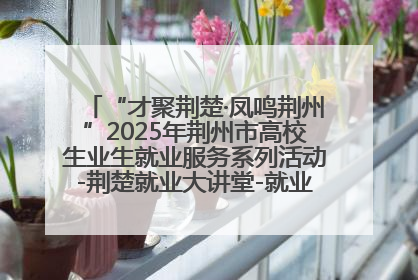 “才聚荆楚·凤鸣荆州”2025年荆州市高校生业生就业服务系列活动-荆楚就业大讲堂-就业嘉年华活动举行