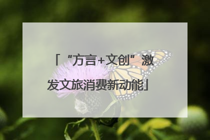 “方言+文创”激发文旅消费新动能