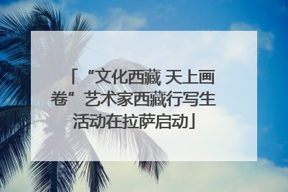 “文化西藏 天上画卷”艺术家西藏行写生活动在拉萨启动