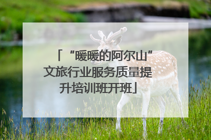 “暖暖的阿尔山”文旅行业服务质量提升培训班开班