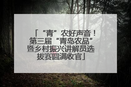 “青”农好声音！第三届“青岛农品”暨乡村振兴讲解员选拔赛圆满收官