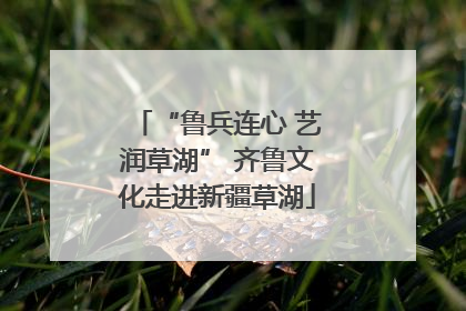 “鲁兵连心 艺润草湖” 齐鲁文化走进新疆草湖