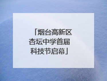 烟台高新区杏坛中学首届科技节启幕