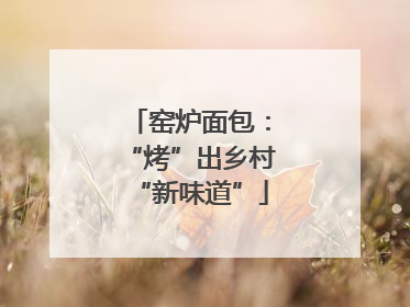 窑炉面包：“烤”出乡村“新味道”
