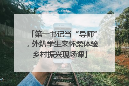 第一书记当“导师”，外籍学生来怀柔体验乡村振兴现场课