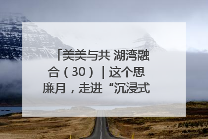 美美与共 湖湾融合（30）｜这个思廉月，走进“沉浸式”清风课堂