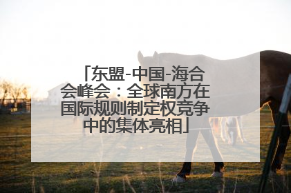 东盟-中国-海合会峰会：全球南方在国际规则制定权竞争中的集体亮相