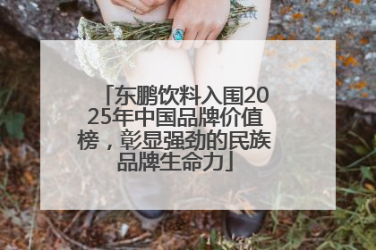 东鹏饮料入围2025年中国品牌价值榜，彰显强劲的民族品牌生命力