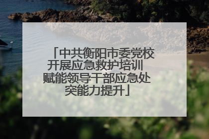 中共衡阳市委党校开展应急救护培训 赋能领导干部应急处突能力提升