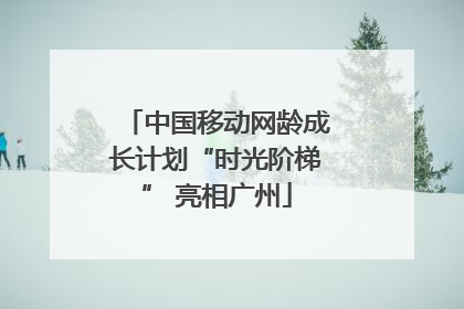 中国移动网龄成长计划“时光阶梯” 亮相广州