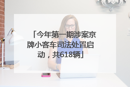 今年第一期涉案京牌小客车司法处置启动，共618辆