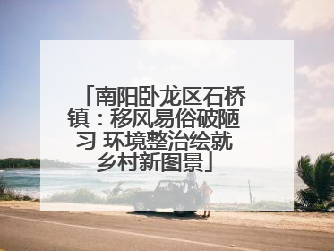 南阳卧龙区石桥镇：移风易俗破陋习 环境整治绘就乡村新图景