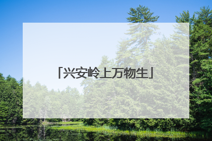兴安岭上万物生