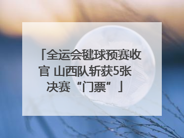 全运会毽球预赛收官 山西队斩获5张决赛“门票”