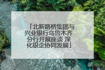 北新路桥集团与兴业银行乌鲁木齐分行开展座谈 深化银企协同发展