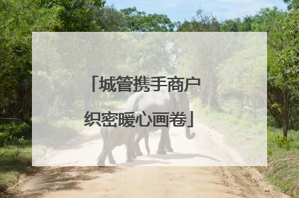 城管携手商户 织密暖心画卷