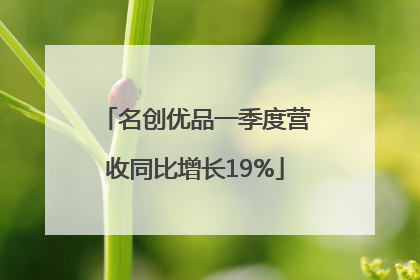 名创优品一季度营收同比增长19%