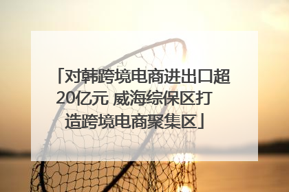 对韩跨境电商进出口超20亿元 威海综保区打造跨境电商聚集区