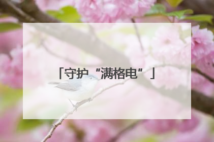 守护“满格电”