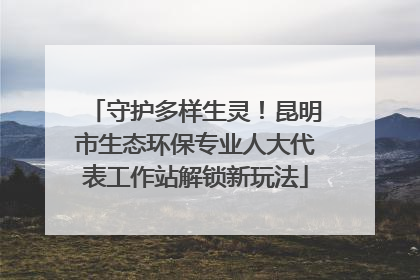 守护多样生灵！昆明市生态环保专业人大代表工作站解锁新玩法