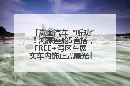 岚图汽车“听劝”！鸿蒙座舱5首搭，FREE+湾区车展实车内饰正式曝光