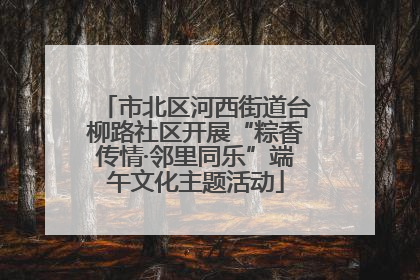 市北区河西街道台柳路社区开展“粽香传情·邻里同乐”端午文化主题活动