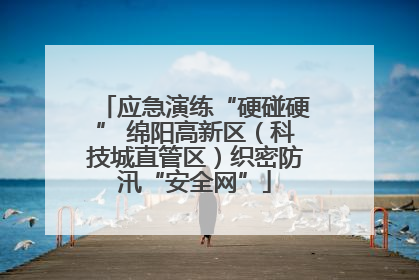 应急演练“硬碰硬” 绵阳高新区（科技城直管区）织密防汛“安全网”