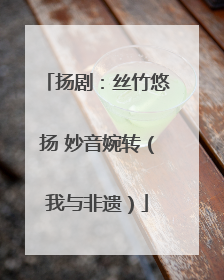 扬剧：丝竹悠扬 妙音婉转（我与非遗）