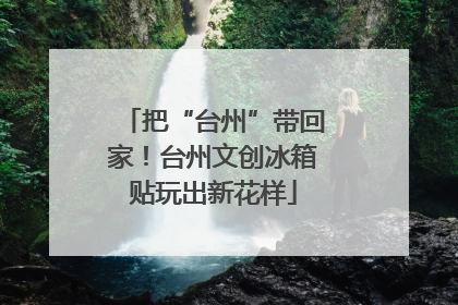 把“台州”带回家！台州文创冰箱贴玩出新花样