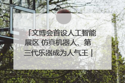 文博会首设人工智能展区 仿真机器人、第三代乐器成为人气王｜文博向“新”