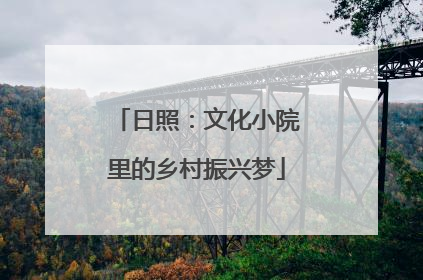 日照：文化小院里的乡村振兴梦