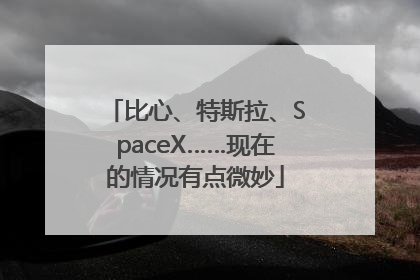 比心、特斯拉、SpaceX……现在的情况有点微妙