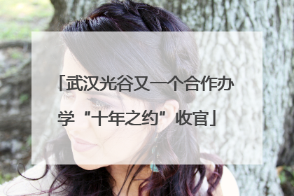 武汉光谷又一个合作办学“十年之约”收官