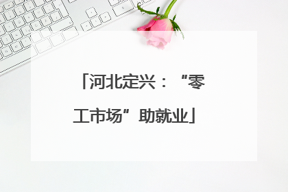 河北定兴：“零工市场”助就业
