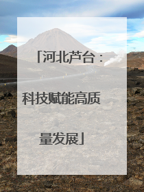 河北芦台：科技赋能高质量发展
