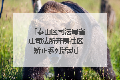 泰山区司法局省庄司法所开展社区矫正系列活动