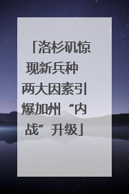 洛杉矶惊现新兵种 两大因素引爆加州“内战”升级