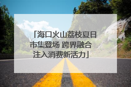 海口火山荔枝夏日市集登场 跨界融合注入消费新活力