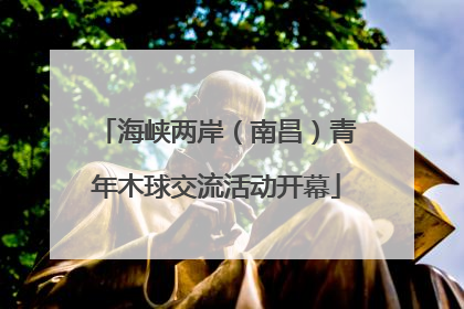 海峡两岸（南昌）青年木球交流活动开幕