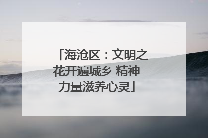 海沧区：文明之花开遍城乡 精神力量滋养心灵