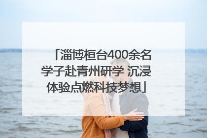 淄博桓台400余名学子赴青州研学 沉浸体验点燃科技梦想