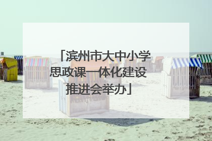 滨州市大中小学思政课一体化建设推进会举办