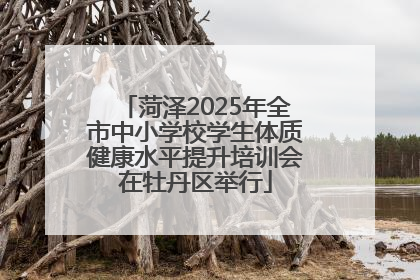 菏泽2025年全市中小学校学生体质健康水平提升培训会在牡丹区举行