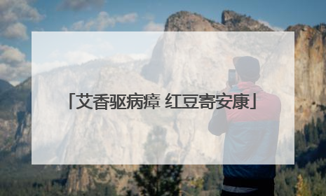 艾香驱病瘴 红豆寄安康