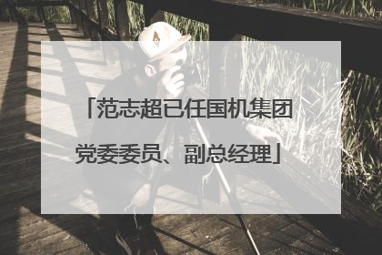 范志超已任国机集团党委委员、副总经理