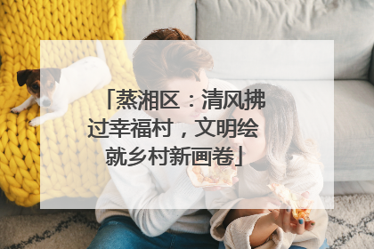 蒸湘区：清风拂过幸福村，文明绘就乡村新画卷